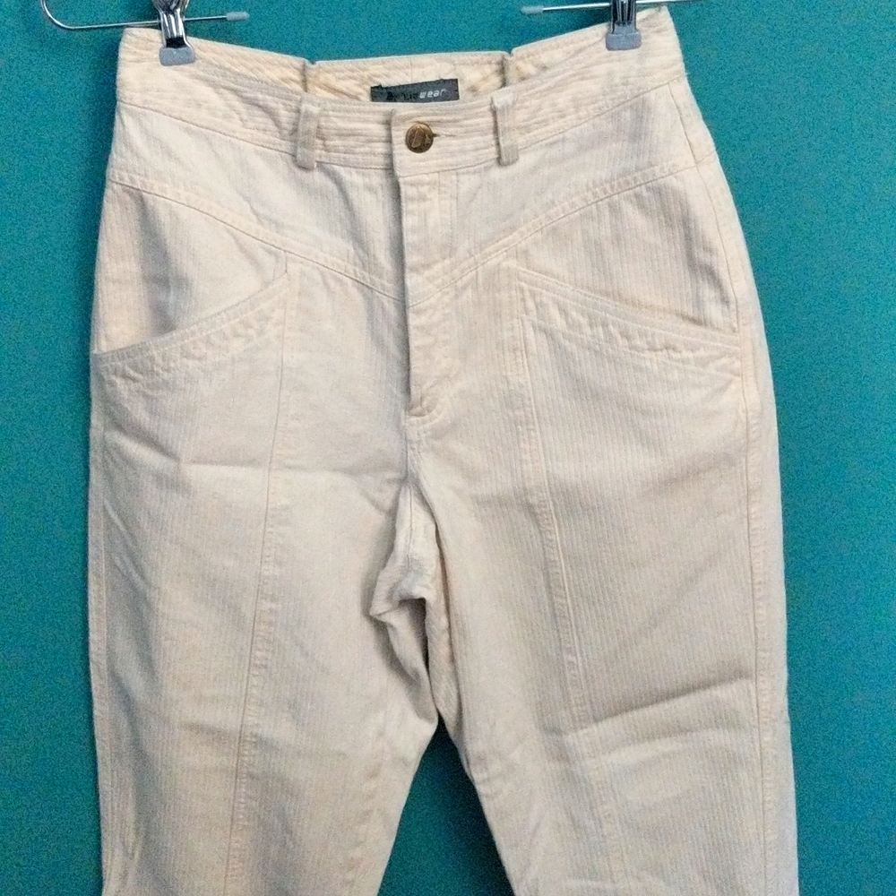 Cream jeans